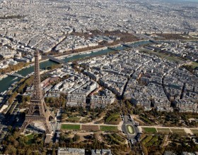 Vista aérea Torre Eiffel