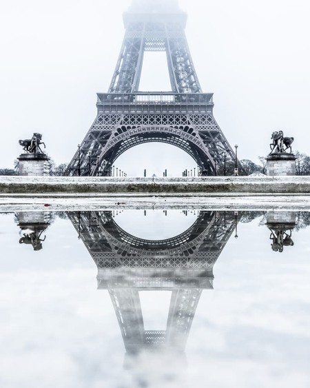 Reflejo de la Torre Eiffel