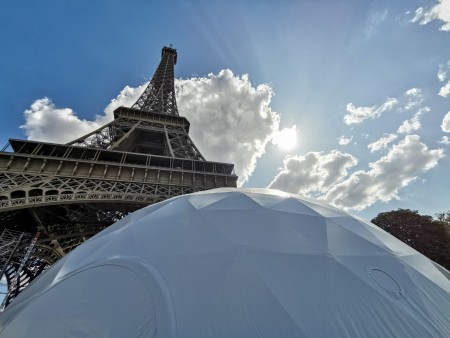 Cúpula expositiva 130 años de la Torre Eiffel