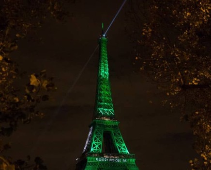 Iluminación Acuerdo de París sobre el clima