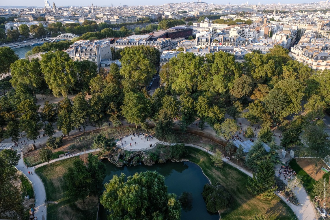 Foto Los jardines de la Torre Eiffel