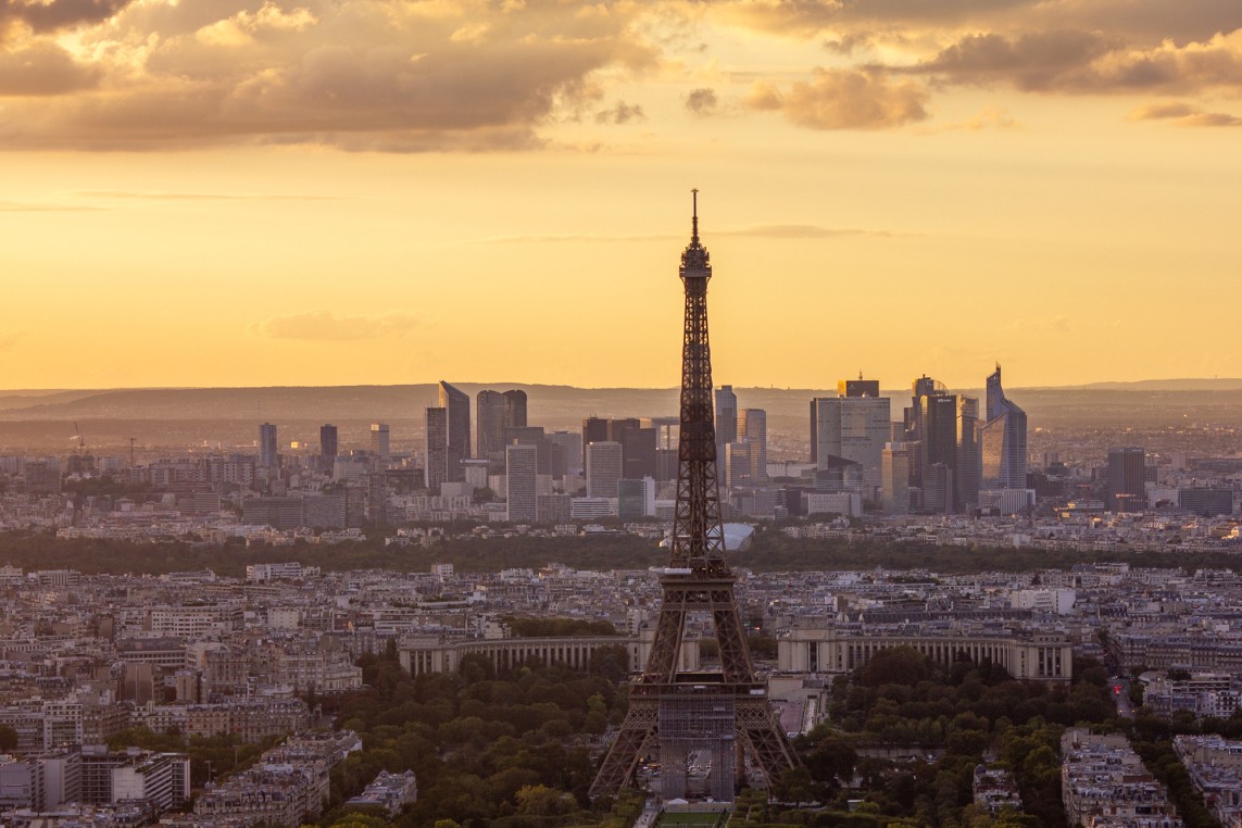 Torre Eiffel desde la Torre Montparnasse