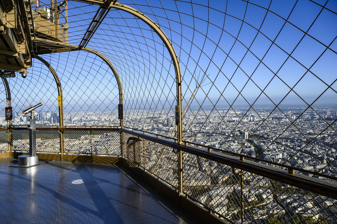 Foto tomada desde la cima de la Torre Eiffel