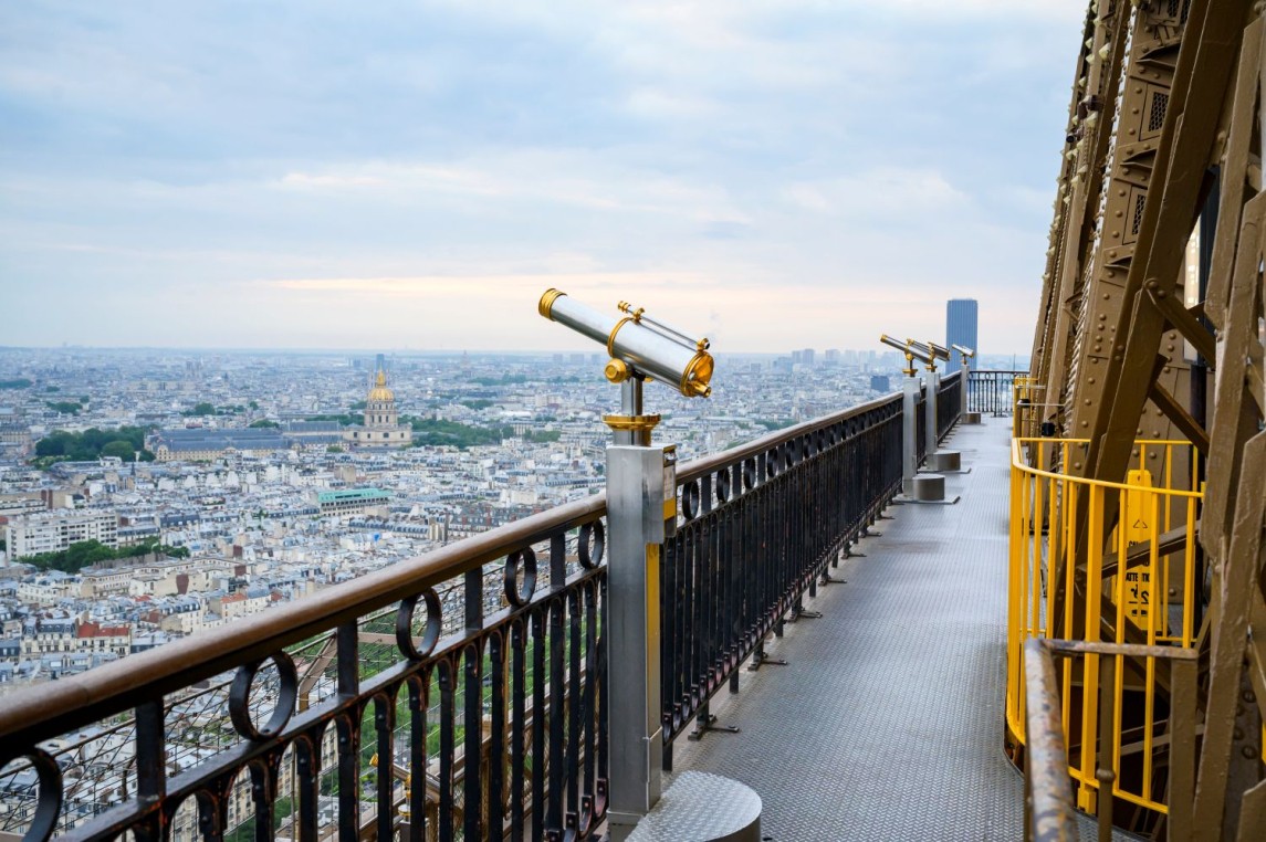 Foto tomada desde el segundo piso de la Torre Eiffel