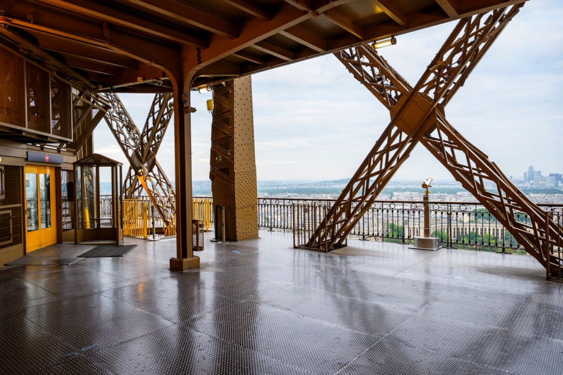Foto tomada desde el segundo piso de la Torre Eiffel