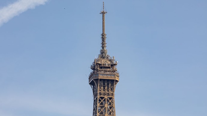 Vista de la cima de la Torre Eiffel